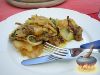 Фото к рецепту: Картофельная запеканка с белыми грибами (Tiella di patate e funghi)
