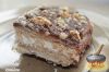 Шоколадно-ореховый пирог с творожным кремом – кулинарный рецепт